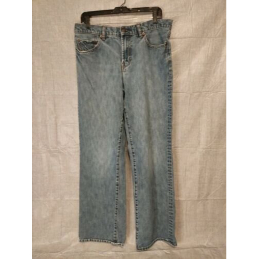 Gap Jeans Mens Size 34 x 34 Light Wash Blue Denim Straight Leg Jeans